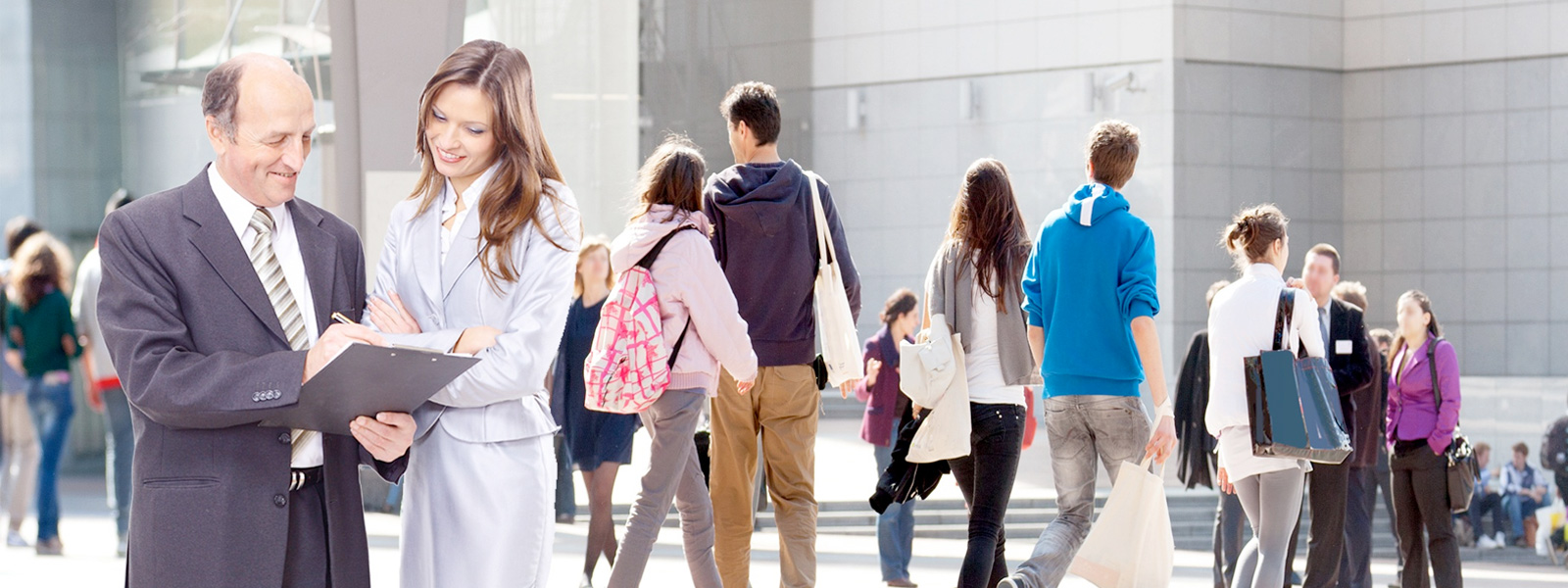 Group of people walking